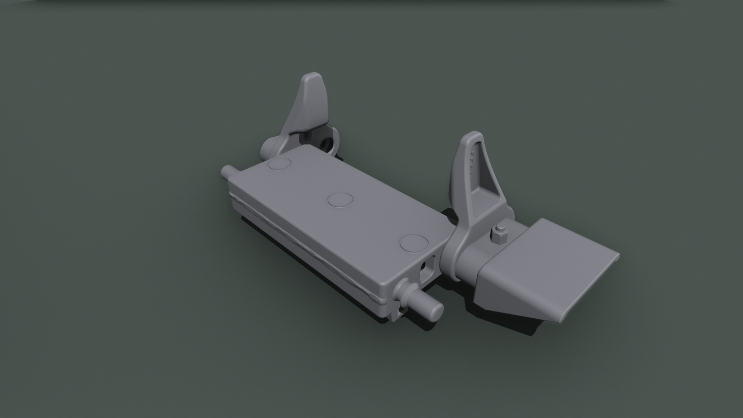 DB35073 T-62 Track Rectangular Duckbills