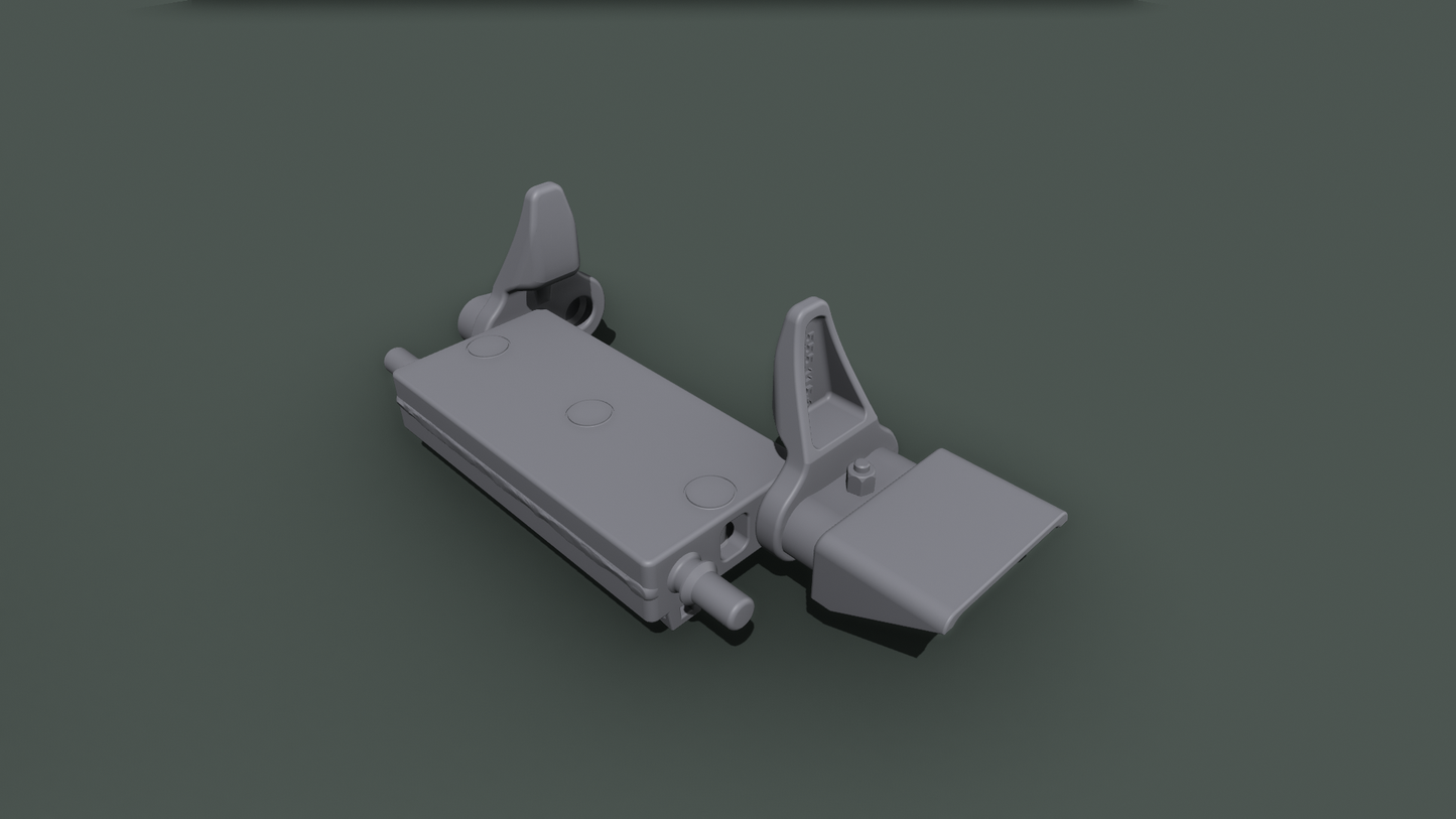 DB35072 T-62 Track Rectangular Duckbills with dip